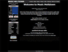 Tablet Screenshot of musicmeltdown.co.uk
